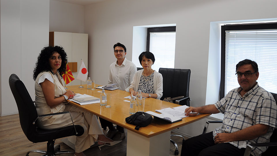 Ane Laškoska, zhvilloi një takim me Kawahara Setsuko, ambasadore e jashtzakonshme dhe e autorizuar e Japonisë në vendin tonë